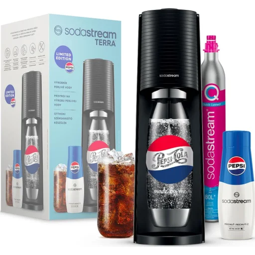 SodaStream Terra Black Pepsi Megapack szódagép - 4