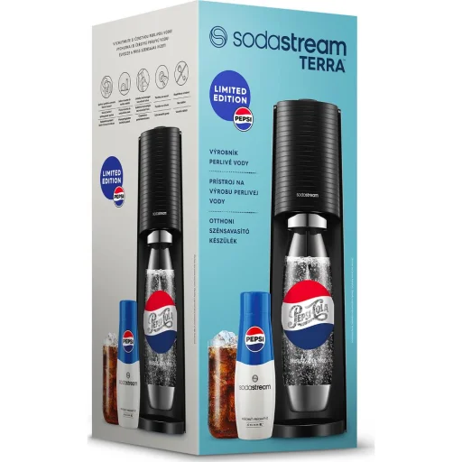 SodaStream Terra Black Pepsi Megapack szódagép - 5