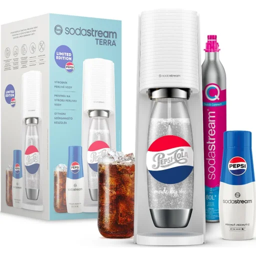 SodaStream Terra fehér Pepsi MegaPack szódakészítő - 4