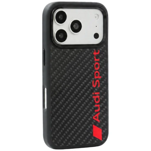 iPhone 18 Pro / iPhone 17 Pro Audi R8 karbónové MagSafe puzdro, čierne - 3