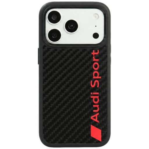 iPhone 18 Pro / iPhone 17 Pro Audi R8 karbónové MagSafe puzdro, čierne - 1