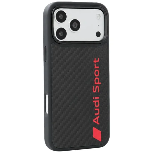 iPhone 18 Pro Max / iPhone 17 Pro Max čierne Audi R8 karbónové MagSafe puzdro - 3