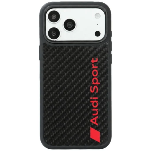 iPhone 18 Pro Max / iPhone 17 Pro Max čierne Audi R8 karbónové MagSafe puzdro - 1