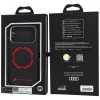 iPhone 18 Pro / 17 Pro čierne puzdro – Audi RSQ Carbon Fiber Sport Red Circle, kompatibilné s MagSafe thumbnail