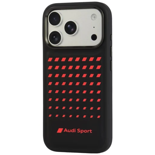 Puzdro na iPhone 18 Pro / 17 Pro, Audi Sport, umelá koža, MagSafe, čierne - 3
