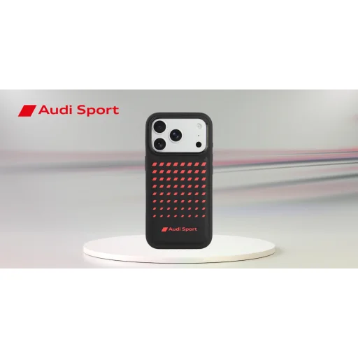 Puzdro na iPhone 18 Pro / 17 Pro, Audi Sport, umelá koža, MagSafe, čierne - 6