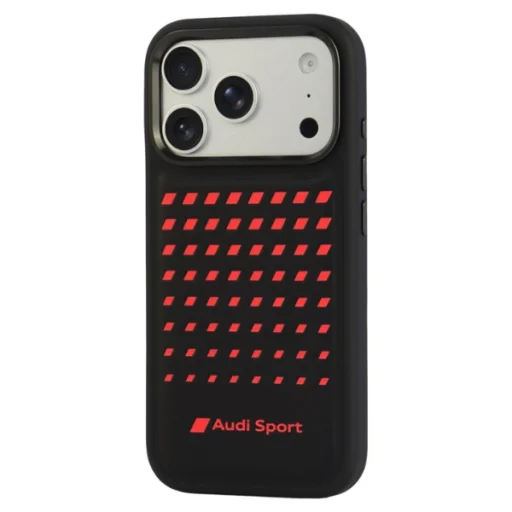 Puzdro na iPhone 18 Pro / 17 Pro, Audi Sport, umelá koža, MagSafe, čierne - 7