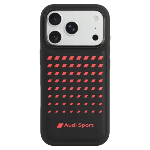 Puzdro na iPhone 18 Pro / 17 Pro, Audi Sport, umelá koža, MagSafe, čierne - 8