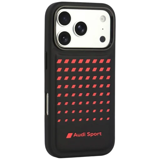 Puzdro na iPhone 18 Pro / 17 Pro, Audi Sport, umelá koža, MagSafe, čierne - 2