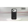 iPhone 18 Pro / 17 Pro čierne koženkové puzdro Audi MagSafe thumbnail