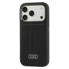 iPhone 18 Pro / 17 Pro čierne koženkové puzdro Audi MagSafe thumbnail
