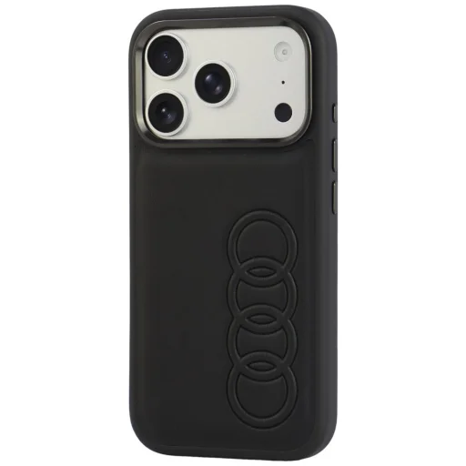 Puzdro na iPhone 18 Pro / 17 Pro – Audi TT, syntetická koža, MagSafe, čierne - 3