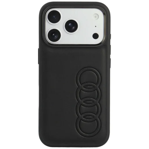 Puzdro na iPhone 18 Pro / 17 Pro – Audi TT, syntetická koža, MagSafe, čierne - 1