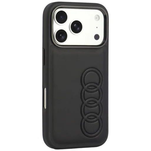 Puzdro na iPhone 18 Pro / 17 Pro – Audi TT, syntetická koža, MagSafe, čierne - 2