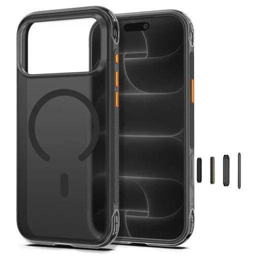 iPhone 17 Pro / 18 Pro Tech-Protect MagAir MagSafe CC puzdro – matná čierna - 2
