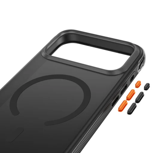 iPhone 17 Pro / 18 Pro Tech-Protect MagAir MagSafe CC puzdro – matná čierna - 5