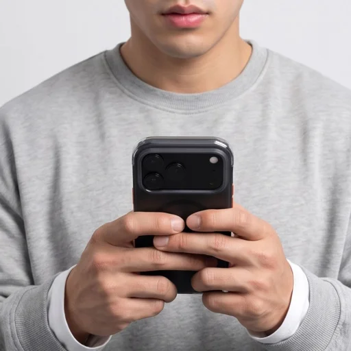 iPhone 17 Pro / 18 Pro Tech-Protect MagAir MagSafe CC puzdro – matná čierna - 10