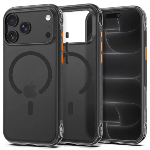 iPhone 17 Pro / 18 Pro Tech-Protect MagAir MagSafe CC puzdro – matná čierna - 1