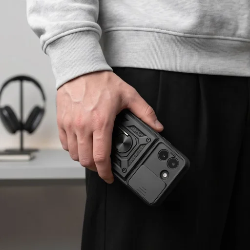 Xiaomi Redmi Note 17 Pro Max 5G Tech-Protect CamShield Pro odolný zadný kryt, čierny - 6