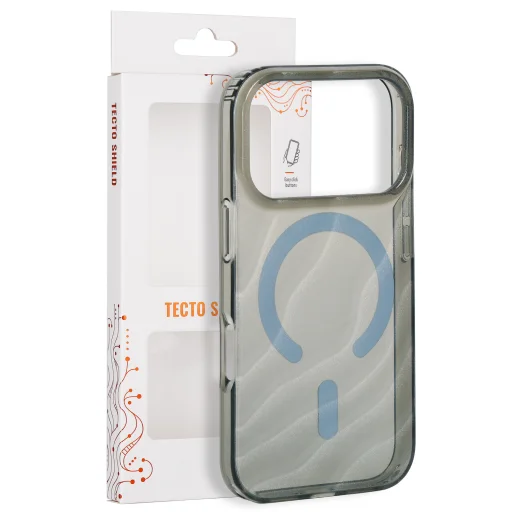 Tecto Shield Desert Mag MagSafe tok iPhone 17 Pro / iPhone 18 Pro (6,3") készülékhez, ezüst - 1