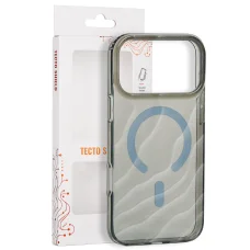 Tecto Shield Desert Mag tok iPhone 17 Pro Max / iPhone 18 Pro Max készülékhez, ezüst