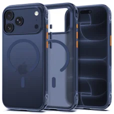 Puzdro na iPhone 17 Pro / 18 Pro, Tech-Protect MagAir MagSafe CC, matné tmavomodré