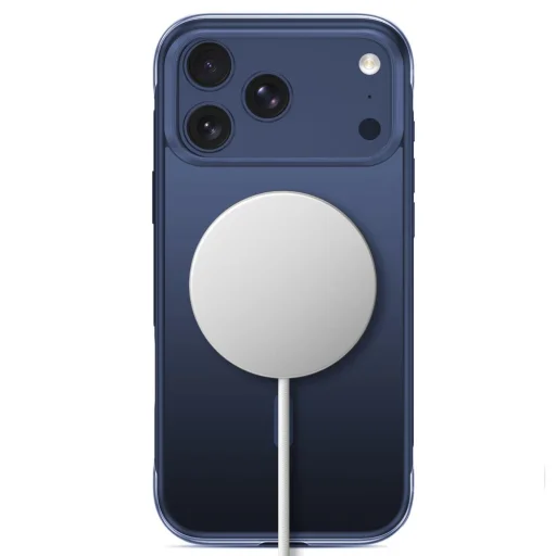 Puzdro na iPhone 17 Pro / 18 Pro, Tech-Protect MagAir MagSafe CC, matné tmavomodré - 3
