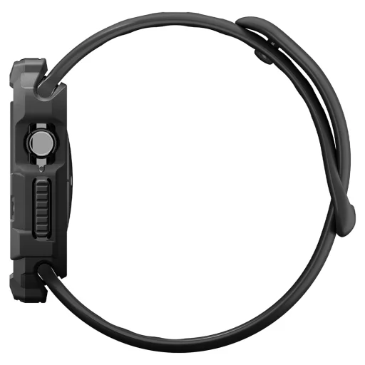 Spigen Rugged Armor Apple Watch 12 46 mm okosóra tok, matt fekete - 6
