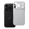 Strieborný silikónový ochranný kryt Silicone Mag Cover pre iPhone 18 Pro / 17 Pro, kompatibilný s MagSafe thumbnail