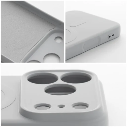 iPhone 18 Pro Max / 17 Pro Max strieborný Silicone Mag Cover silikónový kryt kompatibilný s MagSafe - 4