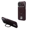 iPhone 18 Pro Max / iPhone 17 Pro Max Karl Lagerfeld Choupette Head Pin MagSafe puzdro s 360° prstencovým stojanom thumbnail