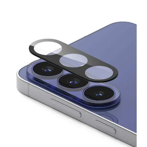 Ringke Camera Full Cover ochranné tvrdené sklo na fotoaparát, Samsung Galaxy S26 FE, 2 ks, čierne - 2