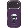 Apple iPhone 18 Pro Max / iPhone 17 Pro Max Karl Lagerfeld IML Ikonik Sketch Print MagSafe bordové puzdro thumbnail