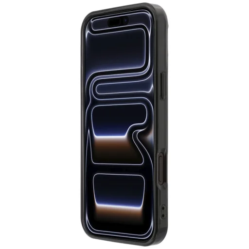iPhone 18 Pro Max / iPhone 17 Pro Max AMG IML Urban Line dvojvrstvový kryt s prstencovým stojanom, kompatibilný s MagSafe, bordový - 5