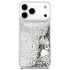Apple iPhone 18 Pro Max / 17 Pro Max strieborný Guess Liquid Glitter 4G Charms zadný kryt thumbnail