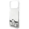 Apple iPhone 18 Pro Max / 17 Pro Max strieborný Guess Liquid Glitter 4G Charms zadný kryt thumbnail