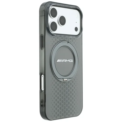 iPhone 18 Pro Max / iPhone 17 Pro Max AMG IML dvojvrstvové puzdro Urban Line MagSafe s prstencovým stojanom, sivé - 4