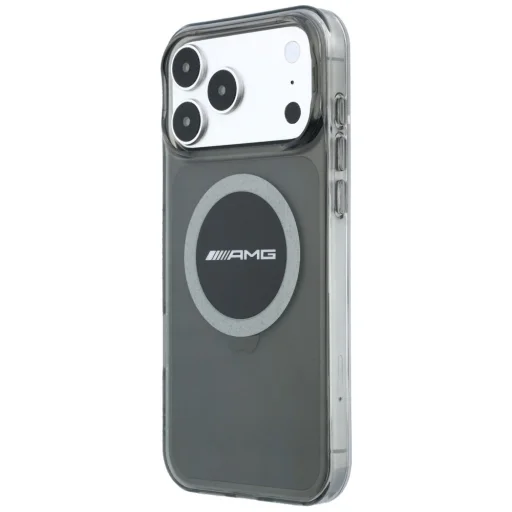 iPhone 18 Pro Max / 17 Pro Max čierne AMG IML priesvitné, dvojfarebné blokové MagSafe puzdro - 2