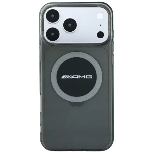 iPhone 18 Pro Max / 17 Pro Max čierne AMG IML priesvitné, dvojfarebné blokové MagSafe puzdro - 3