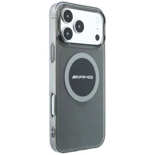 iPhone 18 Pro Max / 17 Pro Max čierne AMG IML priesvitné, dvojfarebné blokové MagSafe puzdro - 4