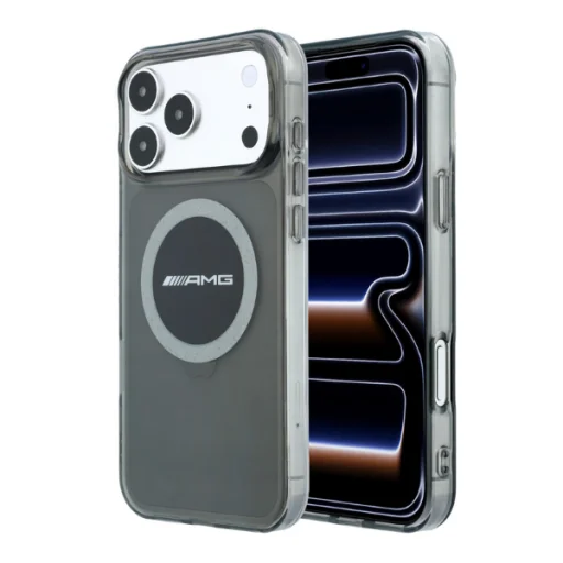 iPhone 18 Pro Max / 17 Pro Max čierne AMG IML priesvitné, dvojfarebné blokové MagSafe puzdro - 10