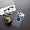 iPhone 18 Pro Max / iPhone 17 Pro Max AMG IML Transparent Bicolor Block MagSafe puzdro, čierne/modré thumbnail