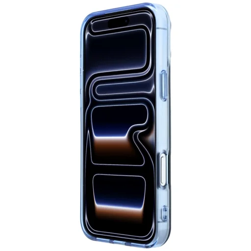 iPhone 18 Pro Max / iPhone 17 Pro Max AMG IML Transparent Bicolor Block MagSafe puzdro, čierne/modré - 5