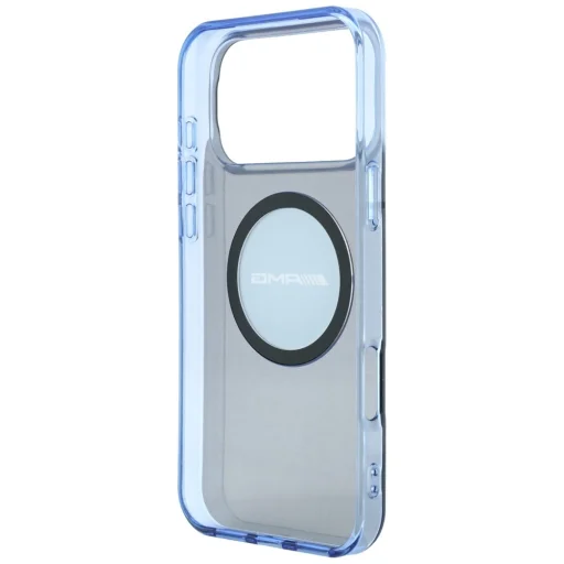 iPhone 18 Pro Max / iPhone 17 Pro Max AMG IML Transparent Bicolor Block MagSafe puzdro, čierne/modré - 7