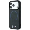 iPhone 18 Pro / iPhone 17 Pro čierne BMW M Carbon Blue Print puzdro s krúžkom a kovovým logom MagSafe thumbnail