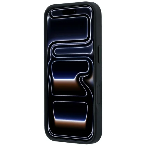 iPhone 18 Pro / iPhone 17 Pro čierne BMW M Carbon Blue Print puzdro s krúžkom a kovovým logom MagSafe - 5
