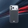 iPhone 18 Pro / 17 Pro MagSafe kryt BMW Sign Deboss s prešívaným vzorom a kovovým logom – antracit thumbnail