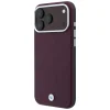 iPhone 18 Pro / iPhone 17 Pro bordové BMW Sign reliéfne, prešívané puzdro s kovovým logom MagSafe thumbnail