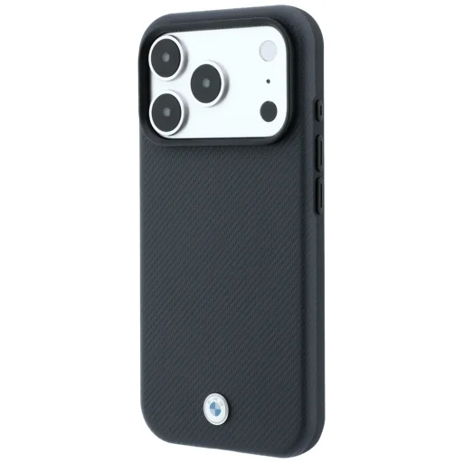 Apple iPhone 18 Pro Max / 17 Pro Max BMW Sign kevlárový kryt s kovovým logom MagSafe, antracit - 2
