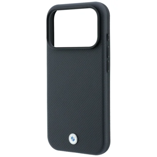 Apple iPhone 18 Pro Max / 17 Pro Max BMW Sign kevlárový kryt s kovovým logom MagSafe, antracit - 6